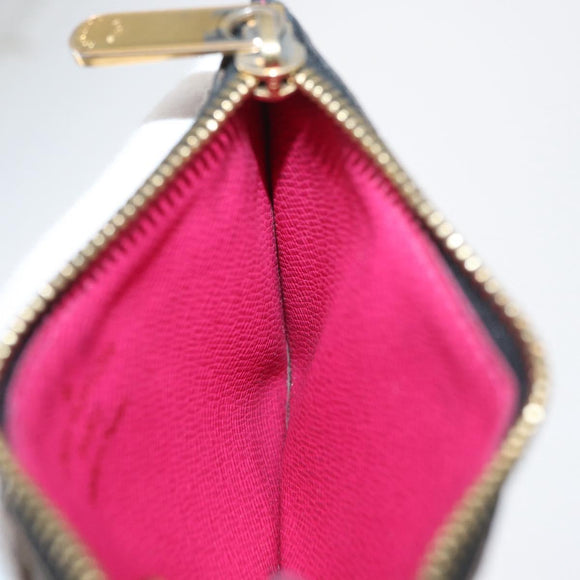 LOUIS VUITTON Multicolor Pochette ClesNM Coin Purse Black M60279 LV Auth hk3764