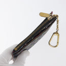 LOUIS VUITTON Multicolor Pochette ClesNM Coin Purse Black M60279 LV Auth hk3764-6