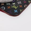 LOUIS VUITTON Multicolor Pochette ClesNM Coin Purse Black M60279 LV Auth hk3764-8