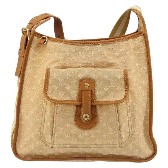 LOUIS VUITTON Monogram Mini Buzas Marie Kate Bag Beige M92323 LV Auth hk3766