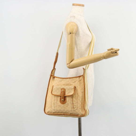 LOUIS VUITTON Monogram Mini Buzas Marie Kate Bag Beige M92323 LV Auth hk3766