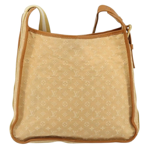LOUIS VUITTON Monogram Mini Buzas Marie Kate Bag Beige M92323 LV Auth hk3766