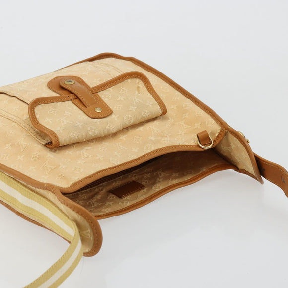 LOUIS VUITTON Monogram Mini Buzas Marie Kate Bag Beige M92323 LV Auth hk3766