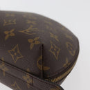 LOUIS VUITTON Monogram Trousse Demi Ronde Cosmetic Pouch M47520 LV Auth hk3767-13