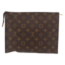 LOUIS VUITTON Monogram Poche Toilette 26 Pouch M47542 LV Auth hk3768-2