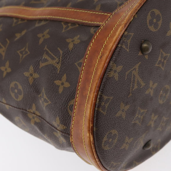 LOUIS VUITTON Monogram Bucket GM Shoulder Bag M42236 LV Auth hk3770