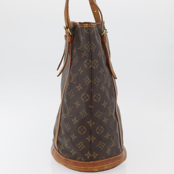 LOUIS VUITTON Monogram Bucket GM Shoulder Bag M42236 LV Auth hk3770