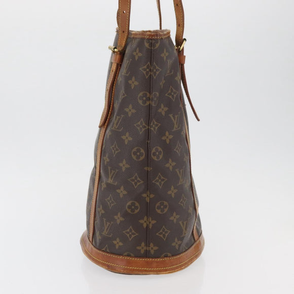 LOUIS VUITTON Monogram Bucket GM Shoulder Bag M42236 LV Auth hk3770