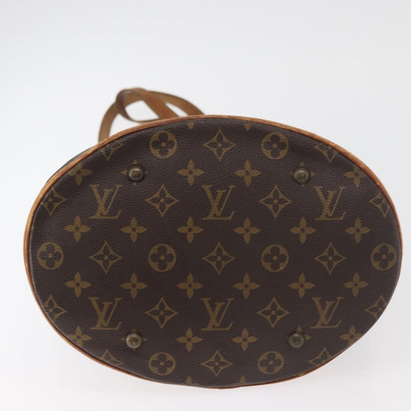 LOUIS VUITTON Monogram Bucket GM Shoulder Bag M42236 LV Auth hk3770