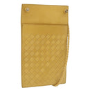 BOTTEGA VENETA INTRECCIATO Shoulder Bag Leather Yellow Gold Auth hk3773A-1