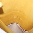 BOTTEGA VENETA INTRECCIATO Shoulder Bag Leather Yellow Gold Auth hk3773A-19