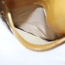 BOTTEGA VENETA INTRECCIATO Shoulder Bag Leather Yellow Gold Auth hk3773A-20
