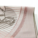 HERMES Carré 140 Sjaal "SOIE ET POURSUITE" Zijde Roze Autorisatie hk3779V-14