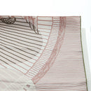 HERMES Carré 140 Sjaal "SOIE ET POURSUITE" Zijde Roze Autorisatie hk3779V-20