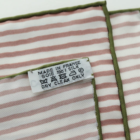 HERMES Carré 140 Sjaal "SOIE ET POURSUITE" Zijde Roze Autorisatie hk3779V