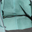 Chloe Hand Bag Leather Green Gold Auth hk3784-10
