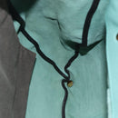 Chloe Hand Bag Leather Green Gold Auth hk3784-20