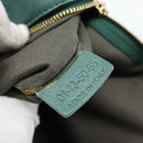 Chloe Hand Bag Leather Green Gold Auth hk3784-12