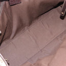 GUCCI GG Canvas Web Sherry Line Tote Bag Beige Gold 163805 Auth hk3785-10