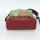 GUCCI GG Supreme Web Sherry Line Tian Backpack PVC Beige 427042 Auth hk3788-5
