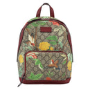 GUCCI GG Supreme Web Sherry Line Tian Backpack PVC Beige 427042 Auth hk3788-13