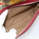 GUCCI GG Supreme Web Sherry Line Tian Backpack PVC Beige 427042 Auth hk3788-25