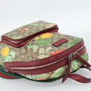 GUCCI GG Supreme Web Sherry Line Tian Backpack PVC Beige 427042 Auth hk3788-6