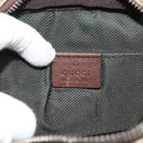 GUCCI GG Supreme Schoudertas PVC Beige Zilver 101680 Auth hk3789-18