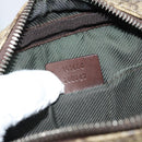 GUCCI GG Supreme Schoudertas PVC Beige Zilver 101680 Auth hk3789-12