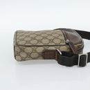 GUCCI GG Supreme Shoulder Bag PVC Beige Silver 101680 Auth hk3789-4