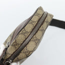 GUCCI GG Supreme Shoulder Bag PVC Beige Silver 101680 Auth hk3789-6