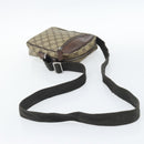 GUCCI GG Supreme Shoulder Bag PVC Beige Silver 101680 Auth hk3789-7