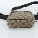 GUCCI GG Supreme Shoulder Bag PVC Beige Silver 101680 Auth hk3789-5