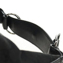 GUCCI GG Canvas Horsebit Shoulder Bag Black Silver 115867 Auth hk3790V-16