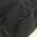 GUCCI GG Canvas Horsebit Shoulder Bag Black Silver 115867 Auth hk3790V-18