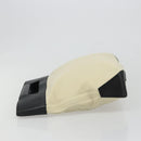 LOEWE Hand Bag Canvas Leather Beige Gold Auth hk3797-4