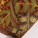 Salvatore Ferragamo Animal Pattern Hand Bag Canvas Multicolor Gold Auth hk3798-9