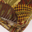 Salvatore Ferragamo Animal Pattern Hand Bag Canvas Multicolor Gold Auth hk3798-15