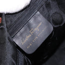 Salvatore Ferragamo Animal Pattern Hand Bag Canvas Multicolor Gold Auth hk3798-12