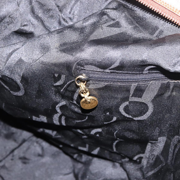 Salvatore Ferragamo Animal Pattern Hand Bag Canvas Multicolor Gold Auth hk3798