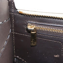 Salvatore Ferragamo Hand Bag Leather White Gold Auth hk3799-21