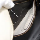 Salvatore Ferragamo Hand Bag Leather White Gold Auth hk3799-22