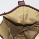 Salvatore Ferragamo Shoulder Bag Canvas Beige Gold Auth hk3800-18