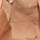 CELINE Horizontal Cabas Tote Bag Leather Brown Gold Auth hk3801-17
