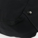 FENDI Hand Bag Cotton Jersey Black Silver Auth hk3809-16