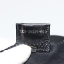 FENDI Hand Bag Cotton Jersey Black Silver Auth hk3809-12
