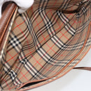 Burberrys Shoulder Bag Leather Brown Gold Auth hk3810-22