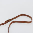 Burberrys Shoulder Bag Leather Brown Gold Auth hk3810-8