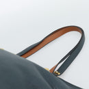 Chloe Tote Bag Leather Black Gold Auth hk3817A-8