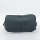 Chloe Tote Bag Leather Black Gold Auth hk3817A-9